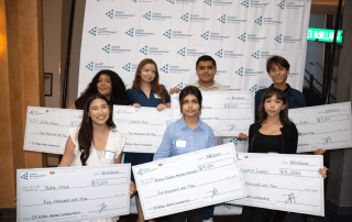 Group photo of scholarship recipients