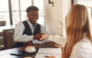 handshake at job interview