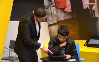 Student and volunteer at JA Finance Park